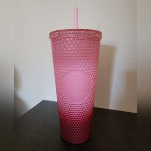 Pink ombre Starbucks tumbler